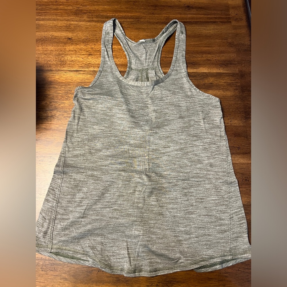 Lululemon army green tank top